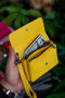 Zoozie Bags Cartera para Mujer de Piel PU Amarilla